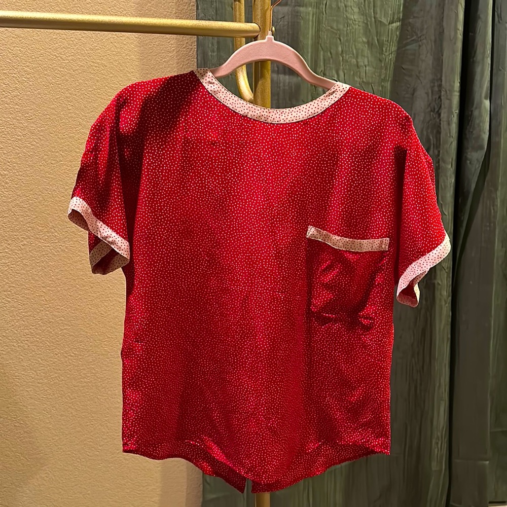 Linda Allard for Ellen Tracy Silk Shirt